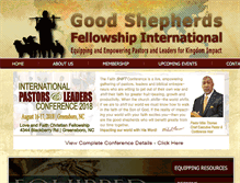 Tablet Screenshot of goodshepherdsfellowship.org